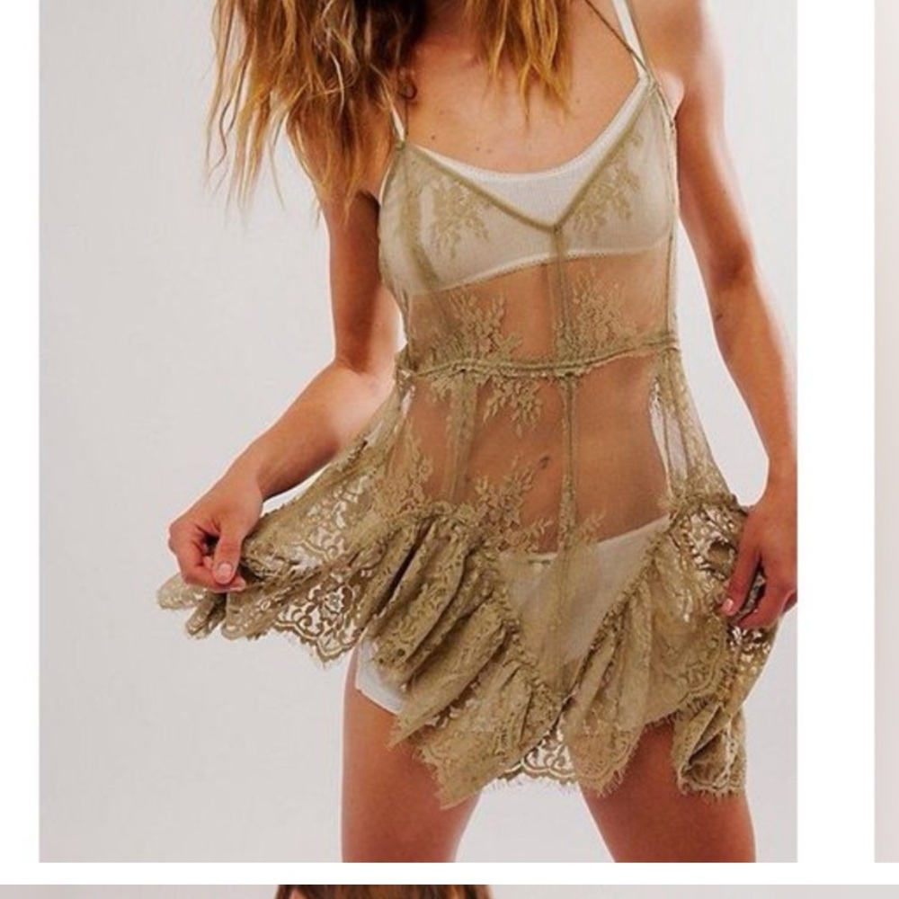 ISO IN SEARCH OF FREE PEOPLE DREAM WALK TUNIC IN GREEN